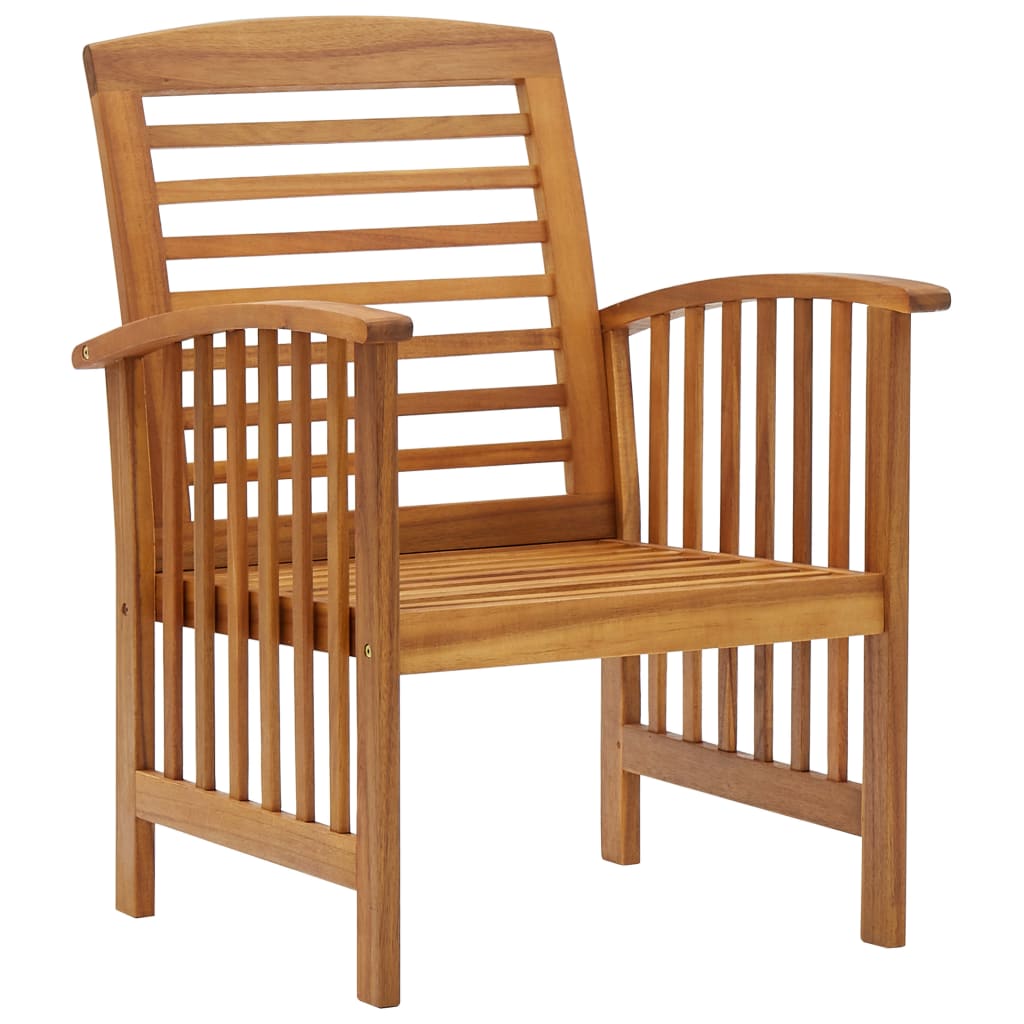 4-delige Loungeset massief acaciahout is nu te koop bij PeponiXL, paradijselijk wonen!