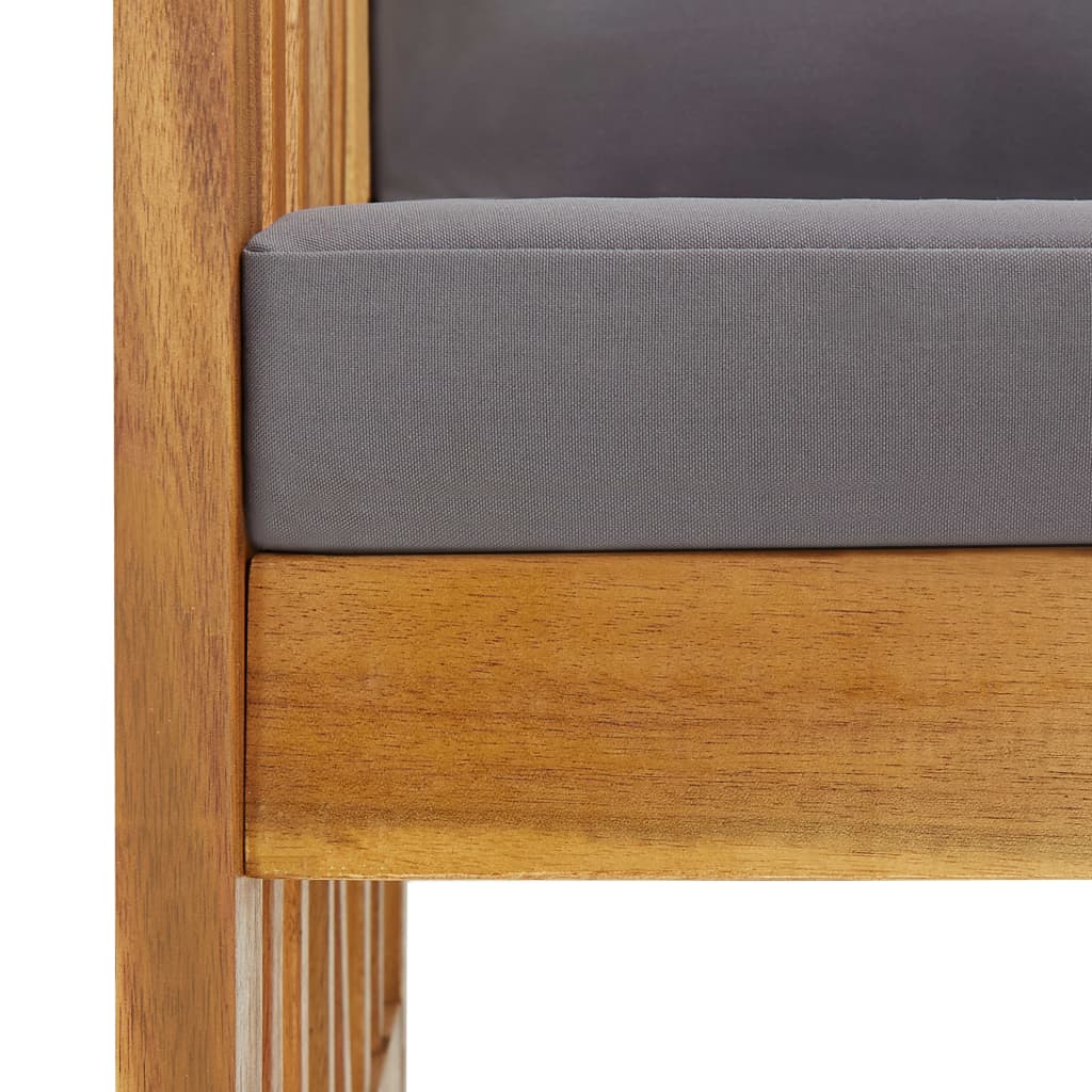 4-delige Loungeset met kussens massief acaciahout is nu te koop bij PeponiXL, paradijselijk wonen!