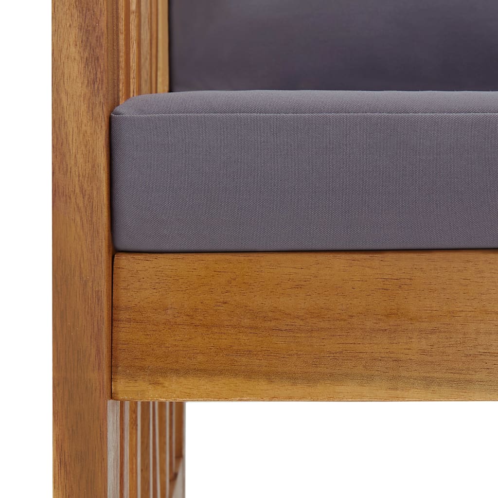 3-delige Loungeset met kussens massief acaciahout is nu te koop bij PeponiXL, paradijselijk wonen!