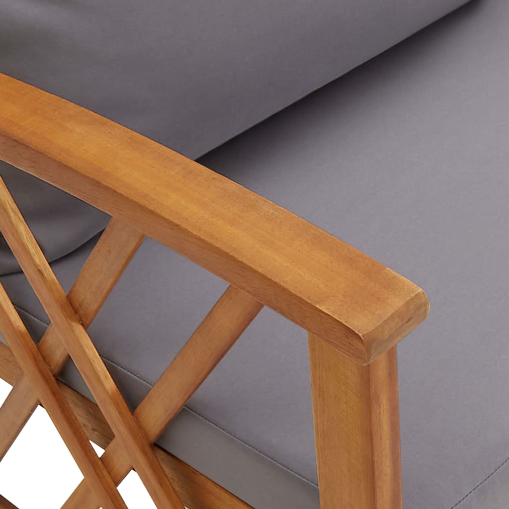 5-delige Loungeset met kussens massief acaciahout is nu te koop bij PeponiXL, paradijselijk wonen!