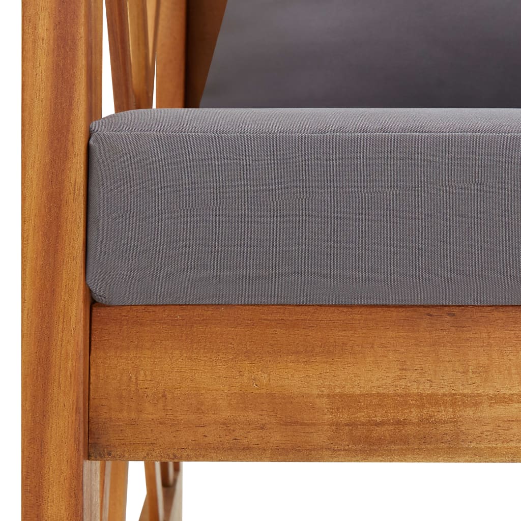 5-delige Loungeset met kussens massief acaciahout is nu te koop bij PeponiXL, paradijselijk wonen!