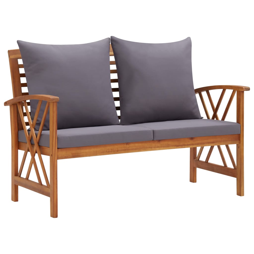5-delige Loungeset met kussens massief acaciahout is nu te koop bij PeponiXL, paradijselijk wonen!