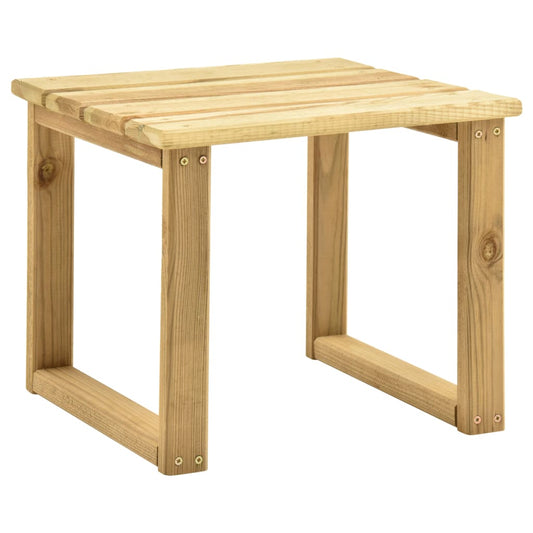 Bijzettafel voor ligbed 30x30x26 cm geïmpregneerd grenenhout is nu te koop bij PeponiXL, paradijselijk wonen!