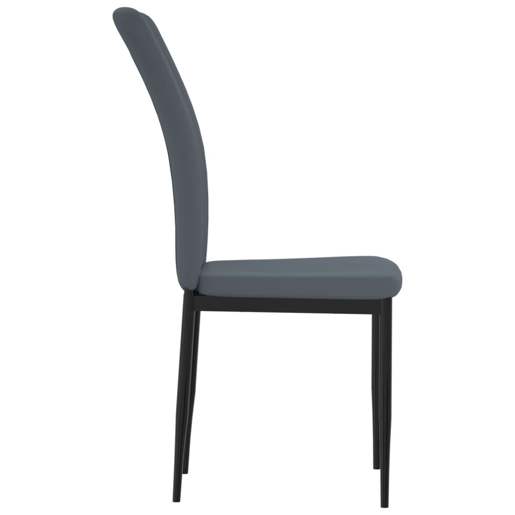 Eetkamerstoelen 2 st fluweel donkergrijs is nu te koop bij PeponiXL, paradijselijk wonen!