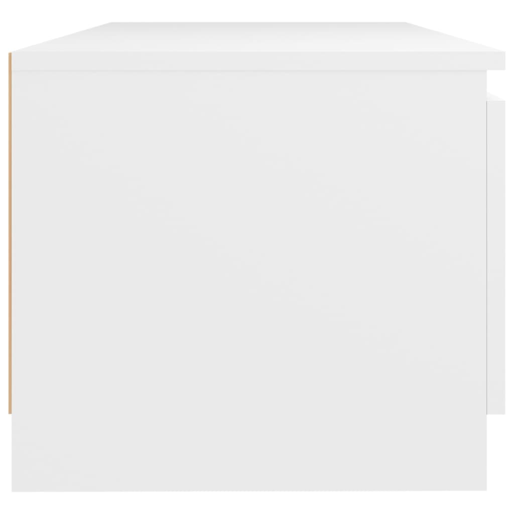 Tv-meubel met LED-verlichting 140x40x36 cm wit is nu te koop bij PeponiXL, paradijselijk wonen!