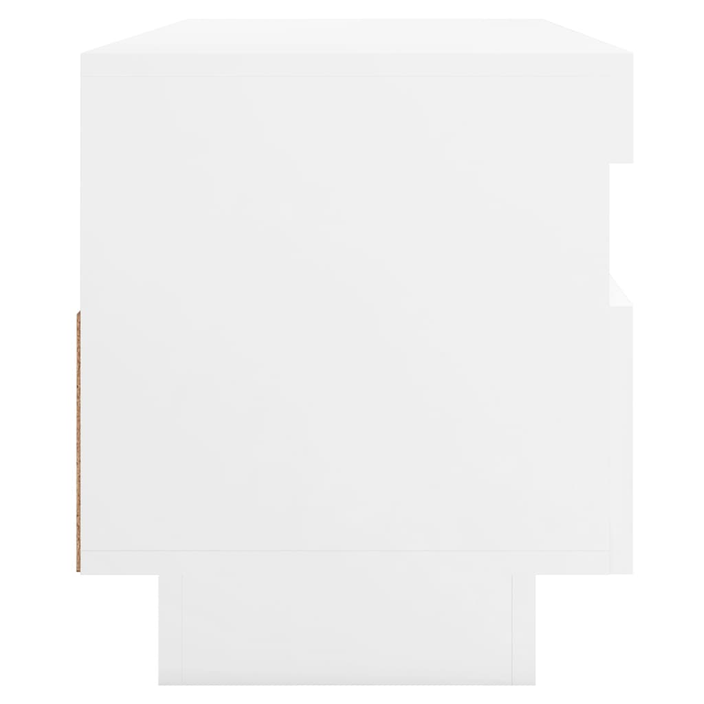 Tv-meubel met LED-verlichting 100x35x40 cm wit is nu te koop bij PeponiXL, paradijselijk wonen!