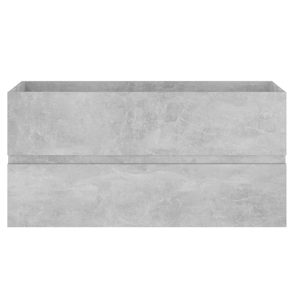 804759 vidaXL Wastafelkast 90x38,5x45 cm betongrijs is nu te koop bij PeponiXL, paradijselijk wonen!