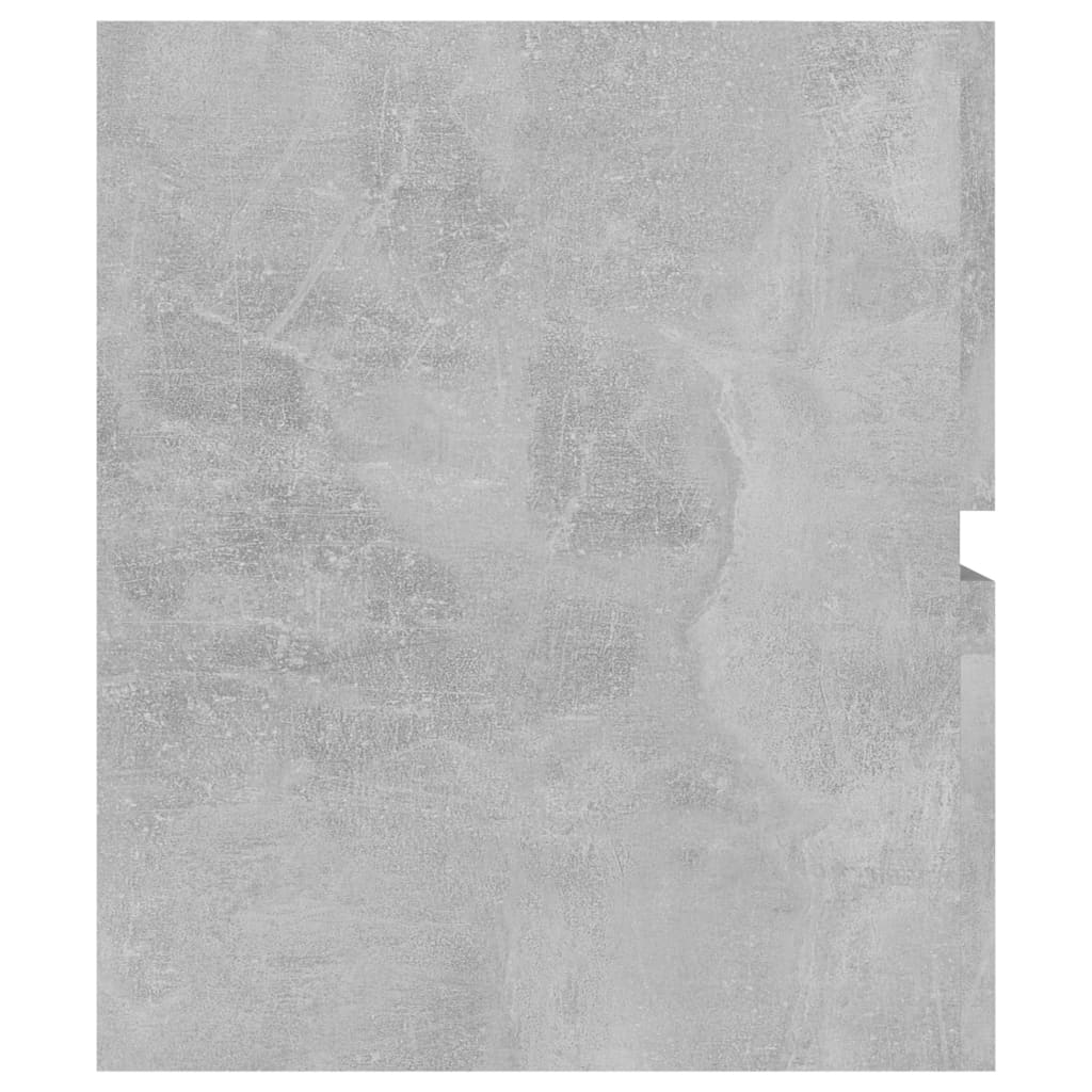 Wastafelkast 100x38,5x45 cm bewerkt hout betongrijs is nu te koop bij PeponiXL, paradijselijk wonen!