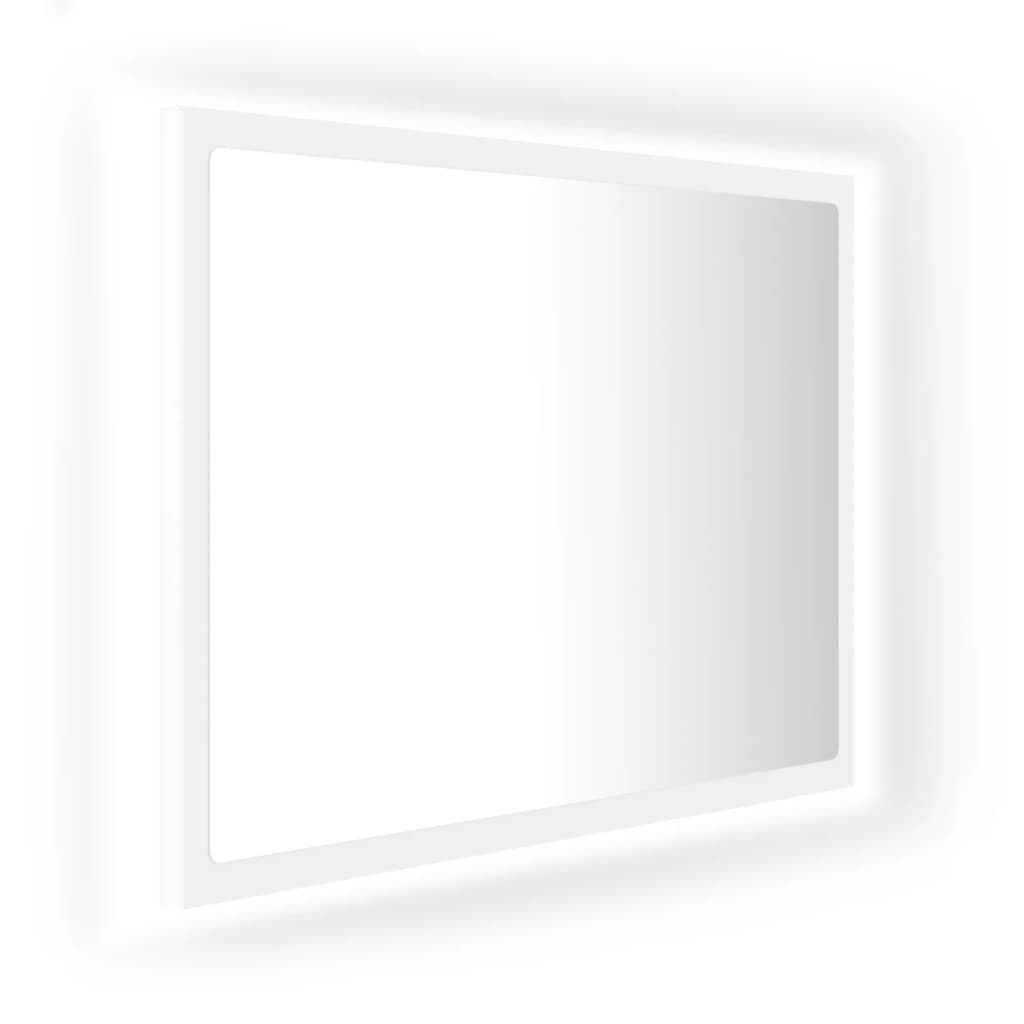 Badkamerspiegel LED 60x8,5x37 cm acryl wit is nu te koop bij PeponiXL, paradijselijk wonen!