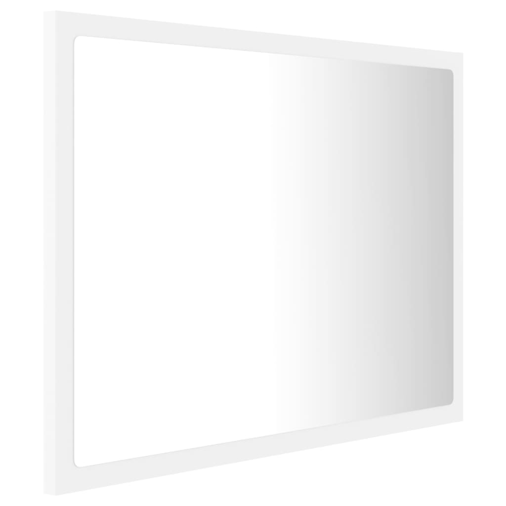 Badkamerspiegel LED 60x8,5x37 cm acryl wit is nu te koop bij PeponiXL, paradijselijk wonen!