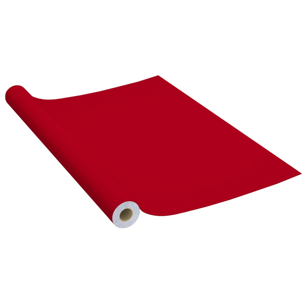 Meubelfolies zelfklevend 2 st 500x90 cm PVC rood is nu te koop bij PeponiXL, paradijselijk wonen!