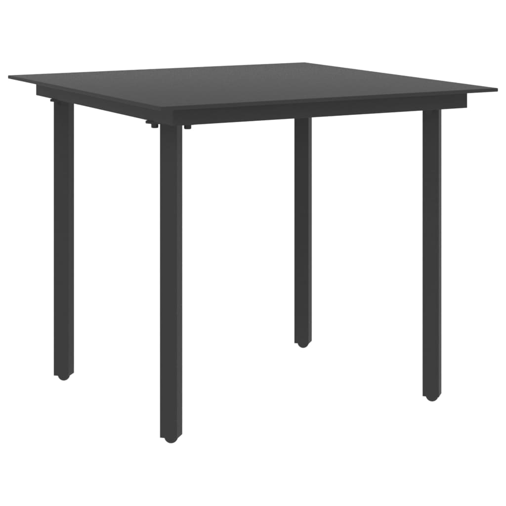3-delige Tuinset PVC-rattan zwart is nu te koop bij PeponiXL, paradijselijk wonen!