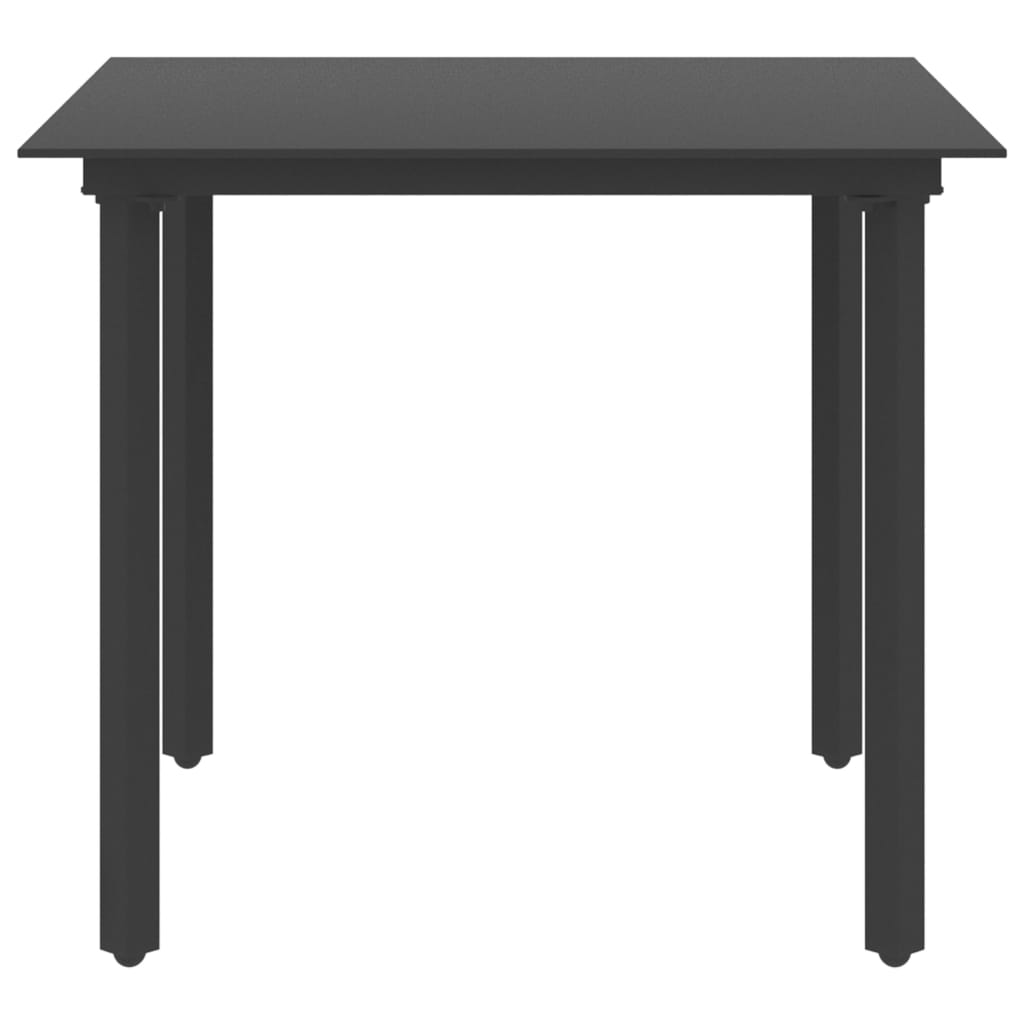 3-delige Tuinset PVC-rattan zwart is nu te koop bij PeponiXL, paradijselijk wonen!