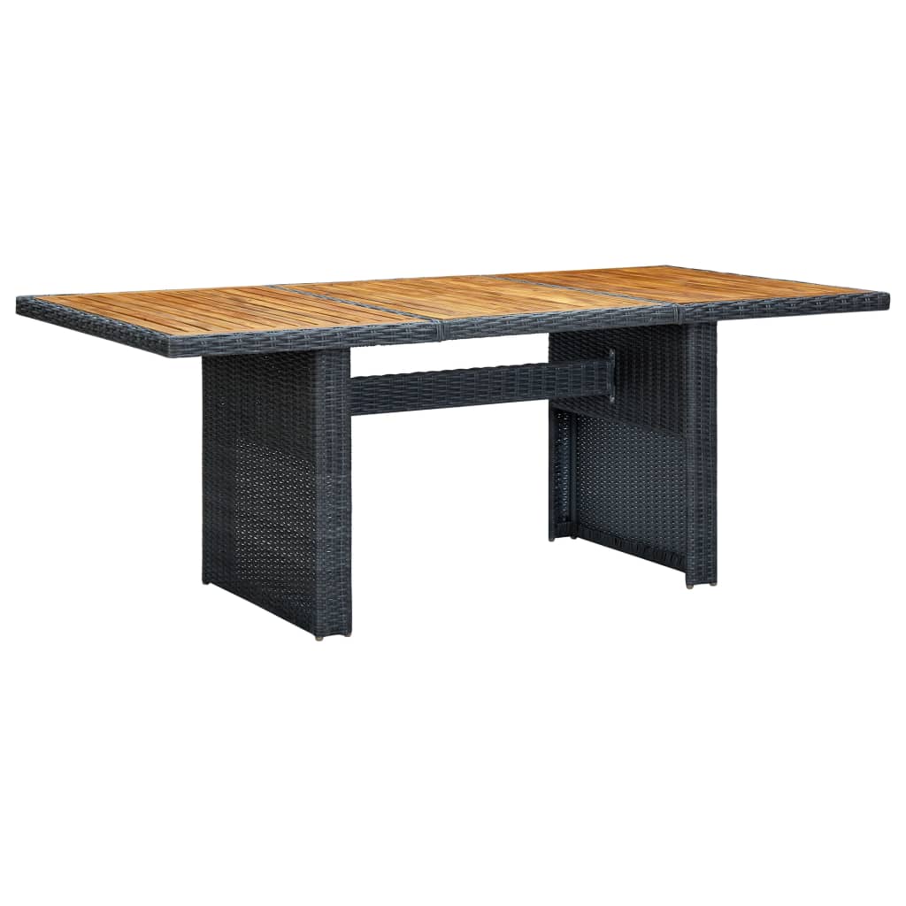 7-delige Tuinset met kussens poly rattan donkergrijs is nu te koop bij PeponiXL, paradijselijk wonen!