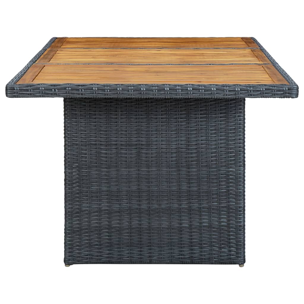 9-delige Tuinset met kussens poly rattan donkergrijs is nu te koop bij PeponiXL, paradijselijk wonen!