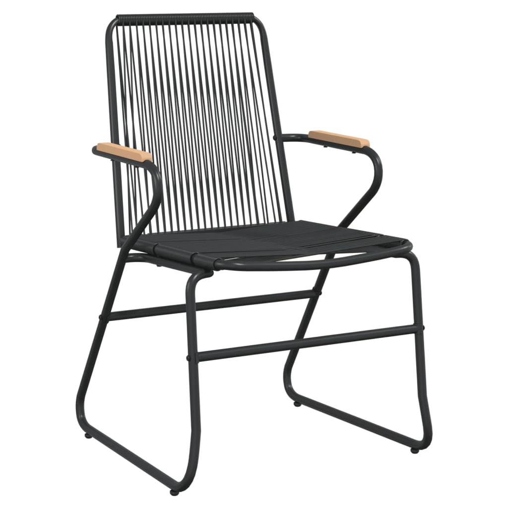 5-delige Tuinset PVC-rattan zwart is nu te koop bij PeponiXL, paradijselijk wonen!