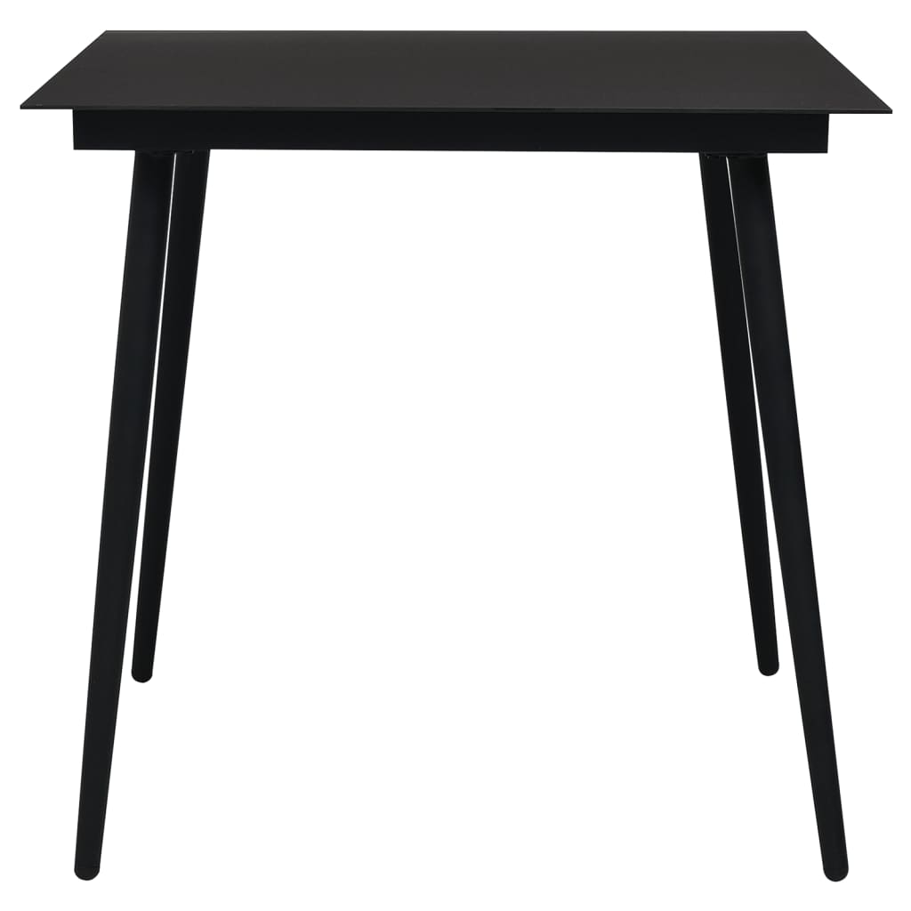 5-delige Tuinset PVC-rattan zwart is nu te koop bij PeponiXL, paradijselijk wonen!