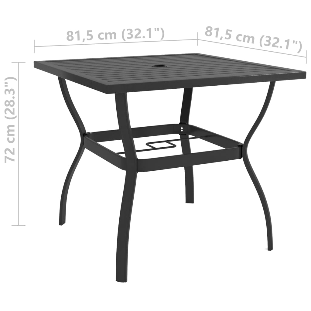 3-delige Tuinset textileen en staal is nu te koop bij PeponiXL, paradijselijk wonen!