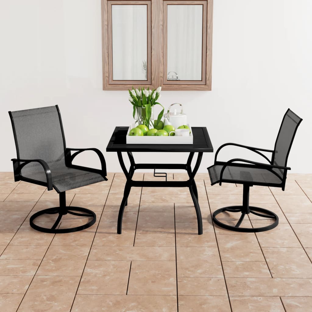 3-delige Tuinset textileen en staal is nu te koop bij PeponiXL, paradijselijk wonen!