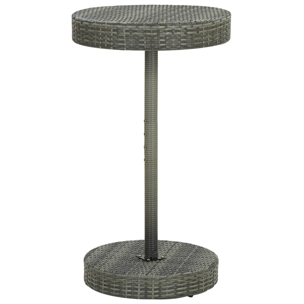 3-delige Tuinbarset met kussens poly rattan grijs is nu te koop bij PeponiXL, paradijselijk wonen!