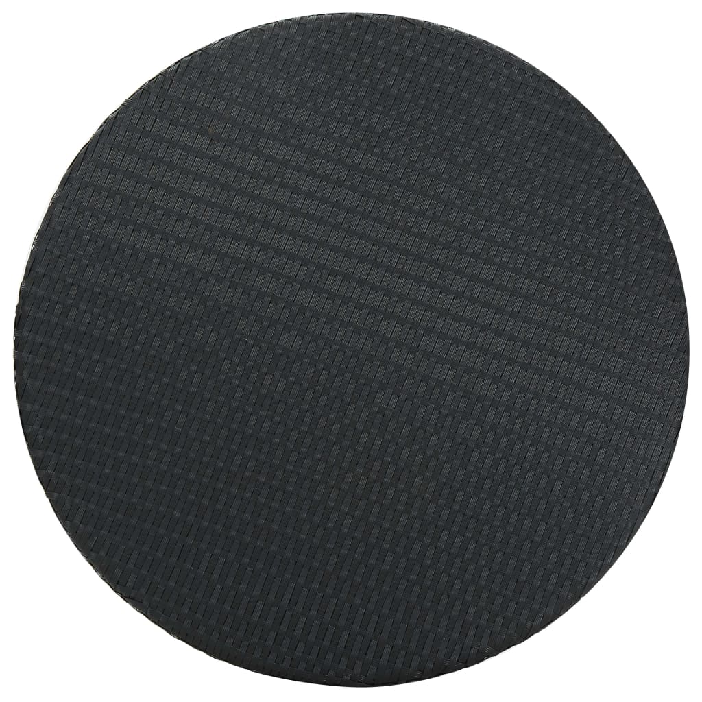 5-delige Tuinbarset met kussens poly rattan zwart is nu te koop bij PeponiXL, paradijselijk wonen!