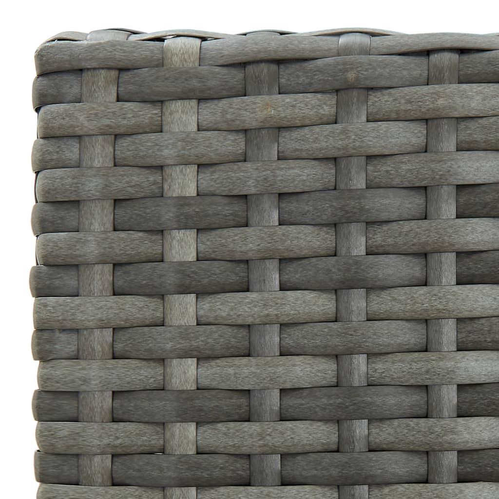 5-delige Tuinbarset met kussens poly rattan grijs is nu te koop bij PeponiXL, paradijselijk wonen!