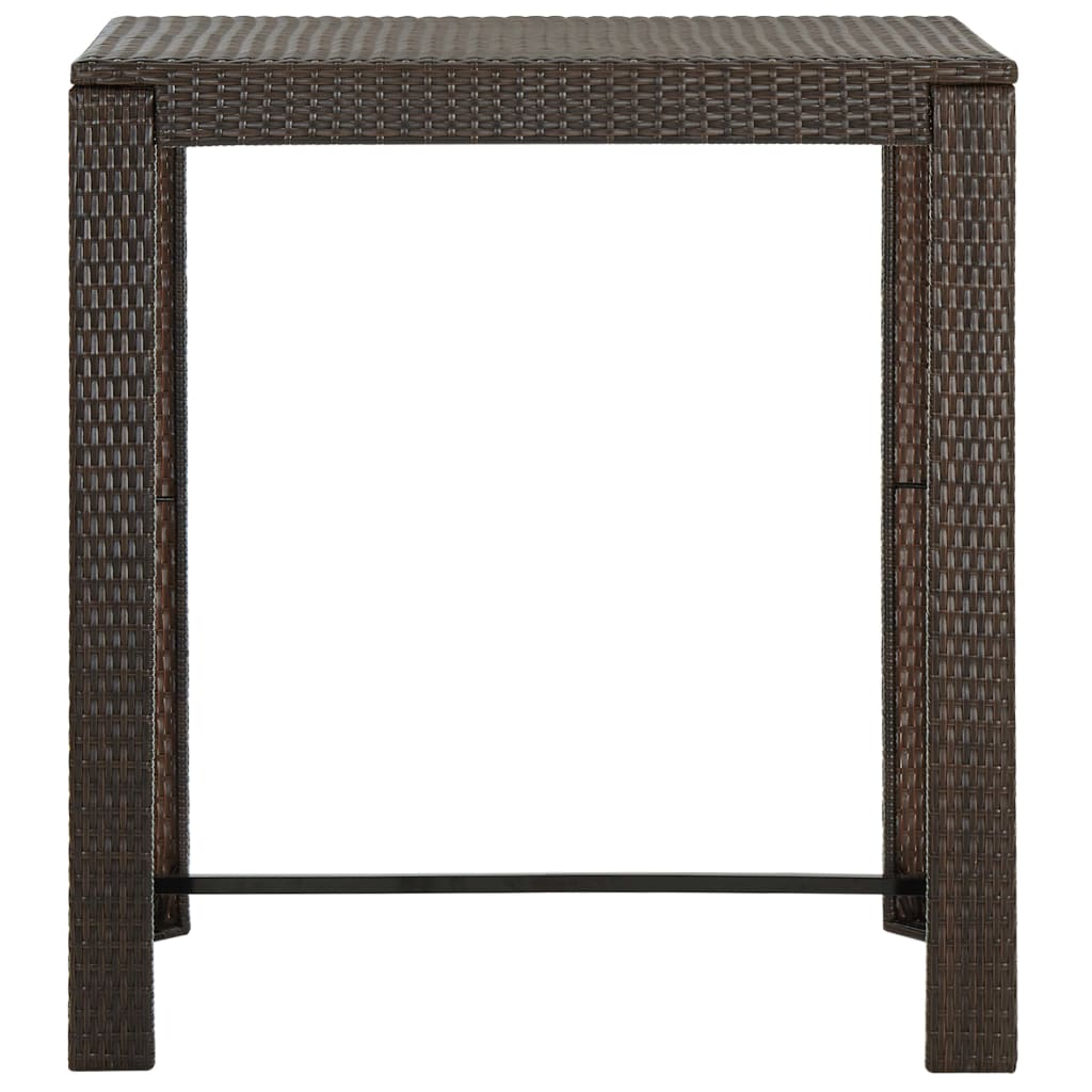 7-delige Tuinbarset met kussens poly rattan bruin is nu te koop bij PeponiXL, paradijselijk wonen!
