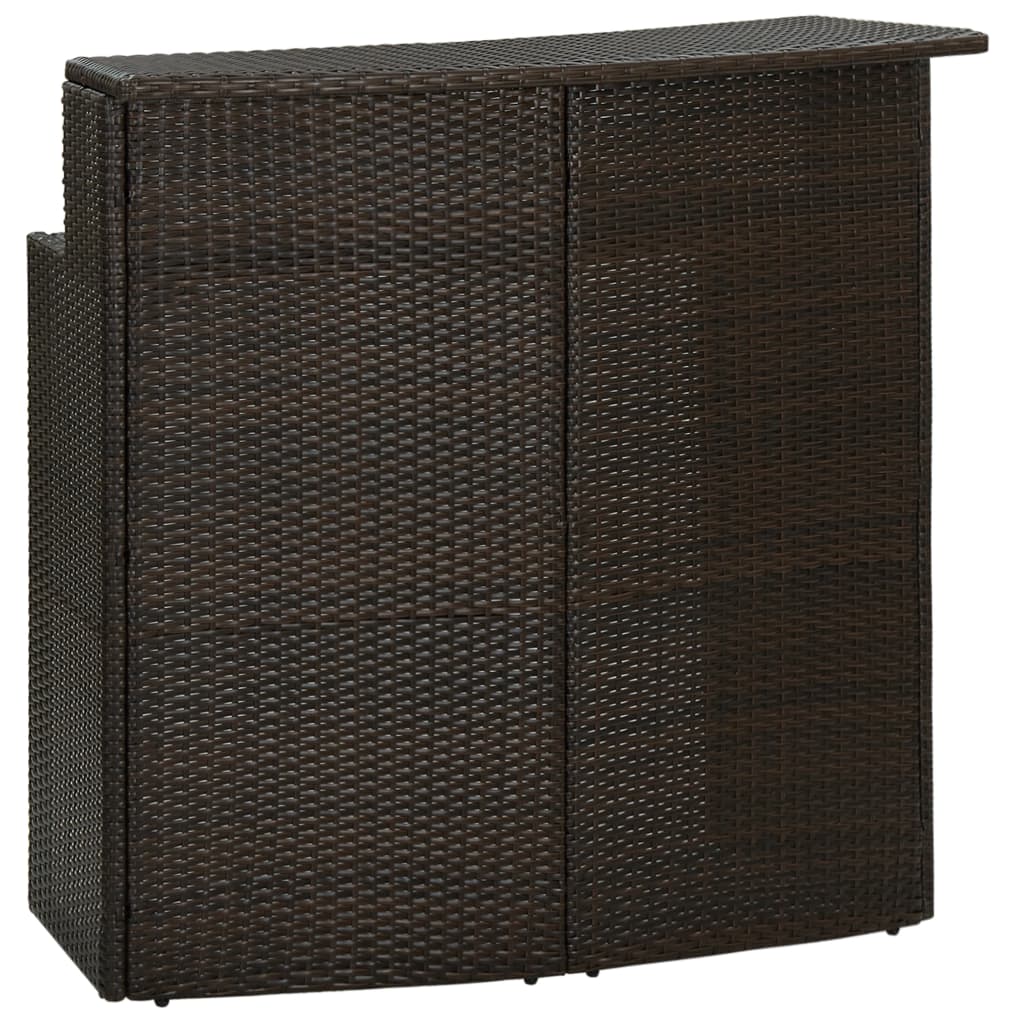 3-delige Tuinbarset met kussens bruin is nu te koop bij PeponiXL, paradijselijk wonen!
