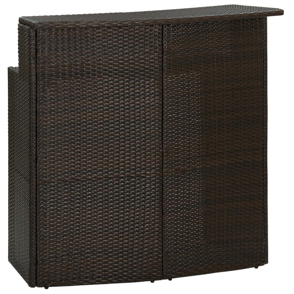 5-delige Tuinbarset met kussens bruin is nu te koop bij PeponiXL, paradijselijk wonen!