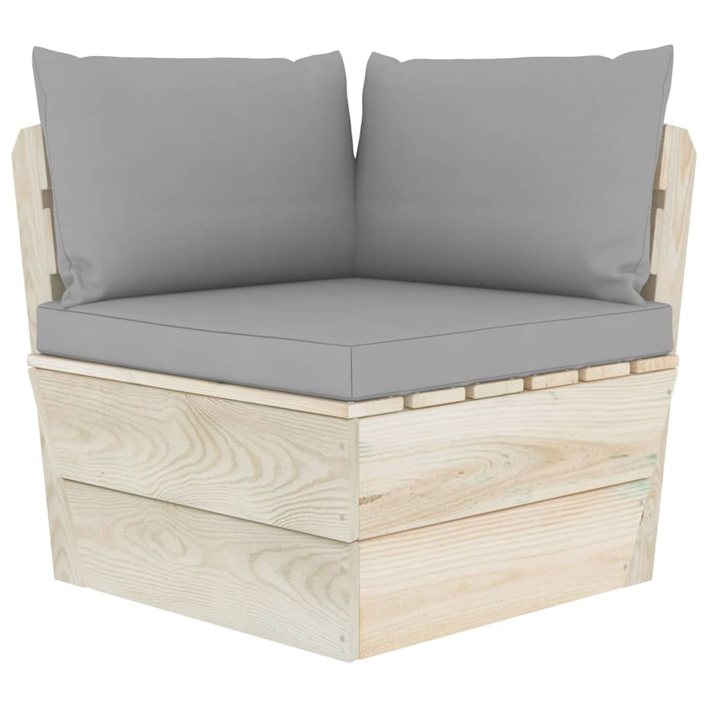 Tuinbank 2-zits met kussens pallet vurenhout is nu te koop bij PeponiXL, paradijselijk wonen!