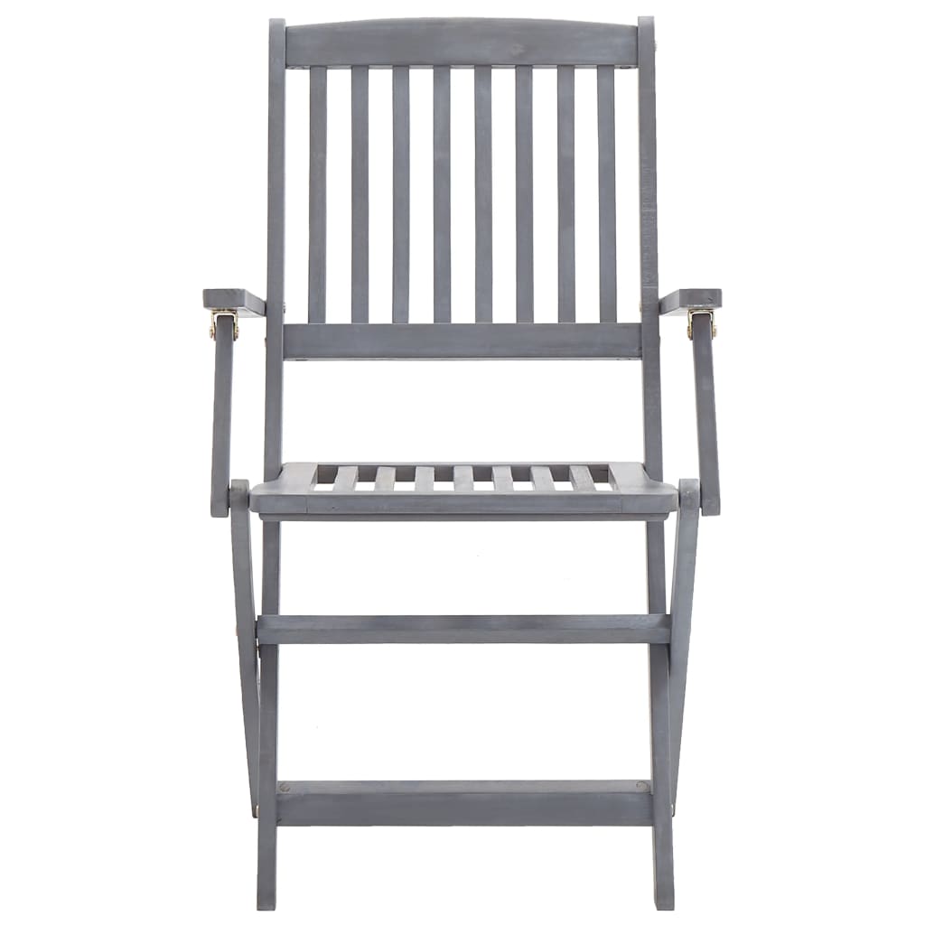Tuinstoelen 4 st inklapbaar met kussens massief acaciahout is nu te koop bij PeponiXL, paradijselijk wonen!