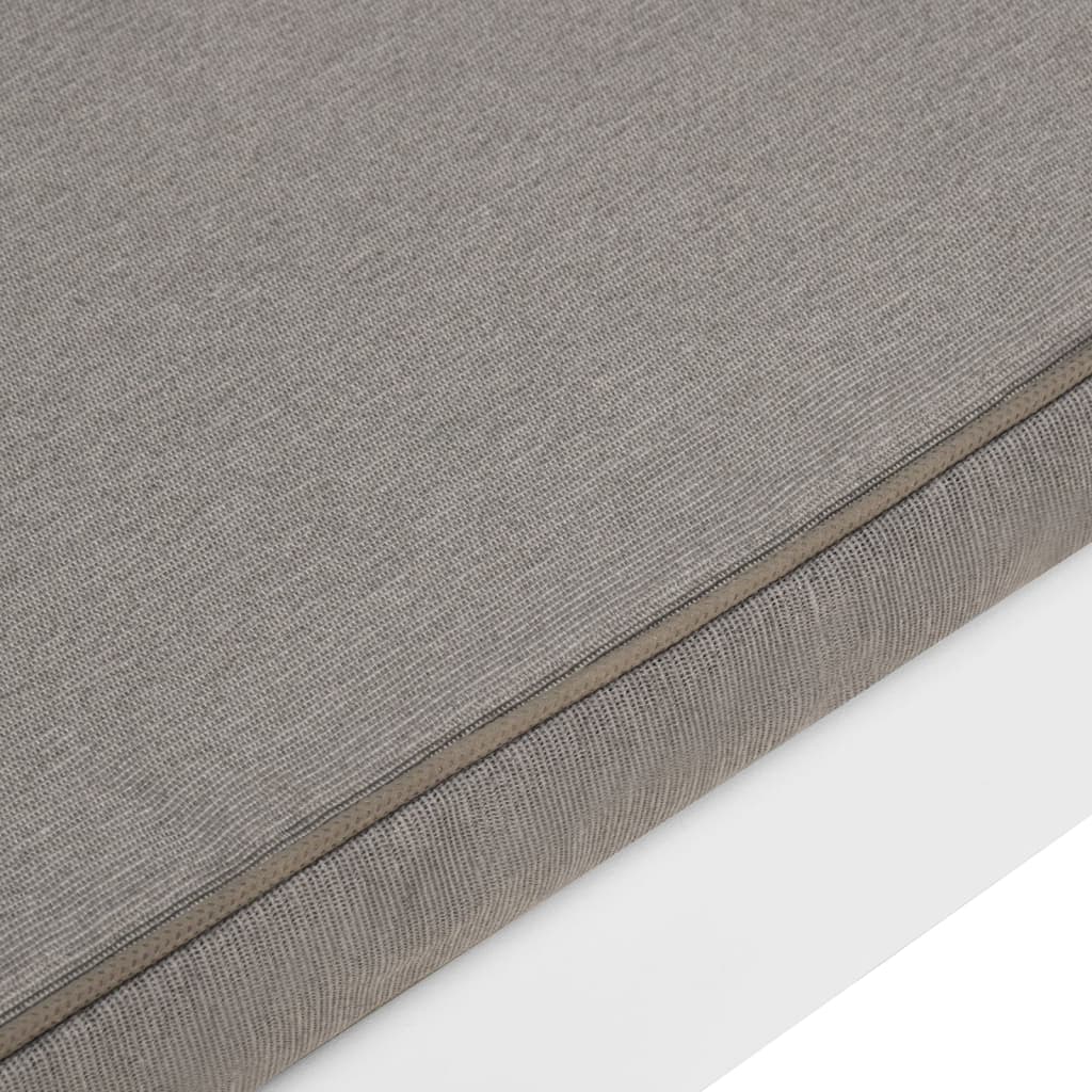 Loungebanken 2 st met kussens kunststof wit is nu te koop bij PeponiXL, paradijselijk wonen!