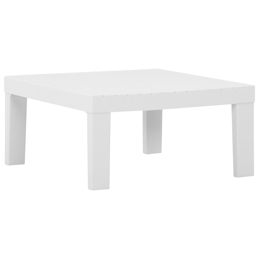 3-delige Loungeset met kussens kunststof wit is nu te koop bij PeponiXL, paradijselijk wonen!