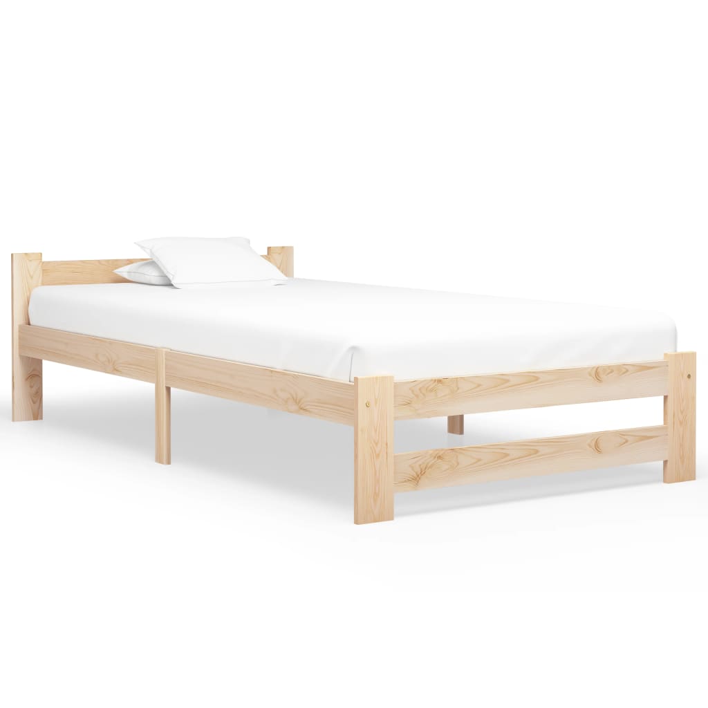 Bedframe massief grenenhout 90x200 cm is nu te koop bij PeponiXL, paradijselijk wonen!