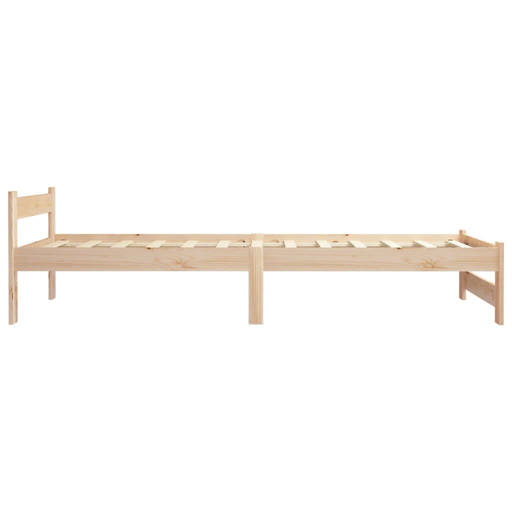 Bedframe massief grenenhout 100x200 cm is nu te koop bij PeponiXL, paradijselijk wonen!