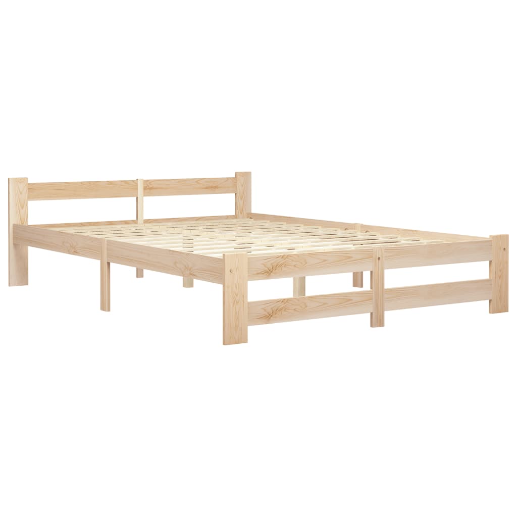 Bedframe massief grenenhout 120x200 cm is nu te koop bij PeponiXL, paradijselijk wonen!