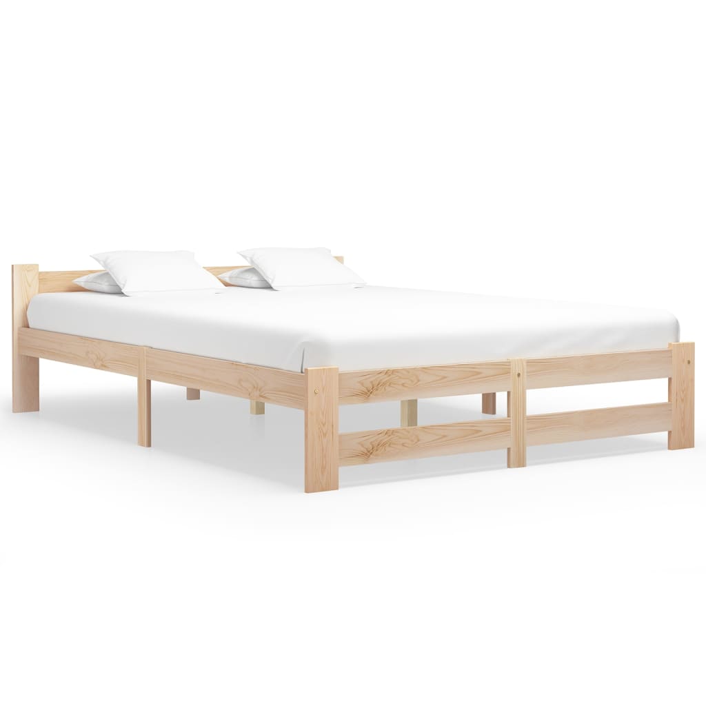 Bedframe massief grenenhout 160x200 cm is nu te koop bij PeponiXL, paradijselijk wonen!