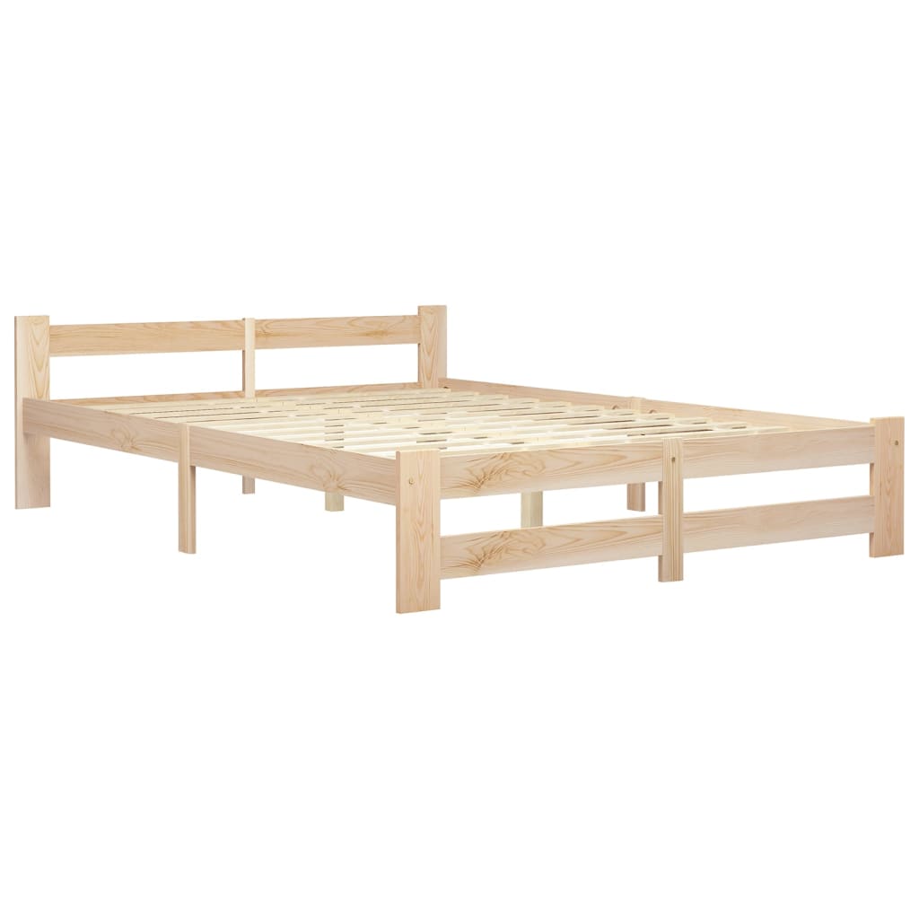 Bedframe massief grenenhout 160x200 cm is nu te koop bij PeponiXL, paradijselijk wonen!