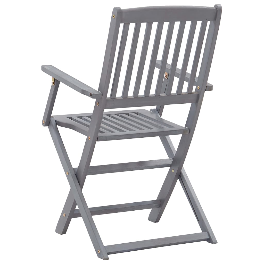 Tuinstoelen 6 st inklapbaar massief acaciahout is nu te koop bij PeponiXL, paradijselijk wonen!