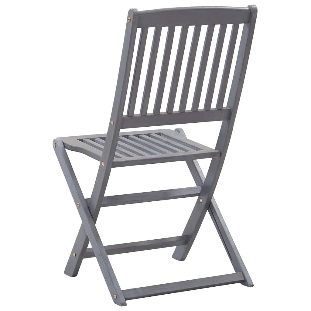 Tuinstoelen 6 st inklapbaar massief acaciahout is nu te koop bij PeponiXL, paradijselijk wonen!