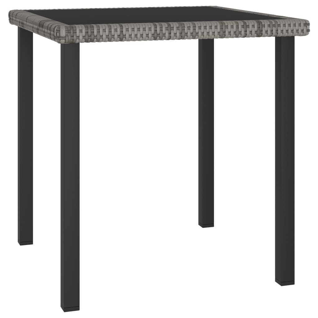3-delige Tuinset poly rattan grijs is nu te koop bij PeponiXL, paradijselijk wonen!