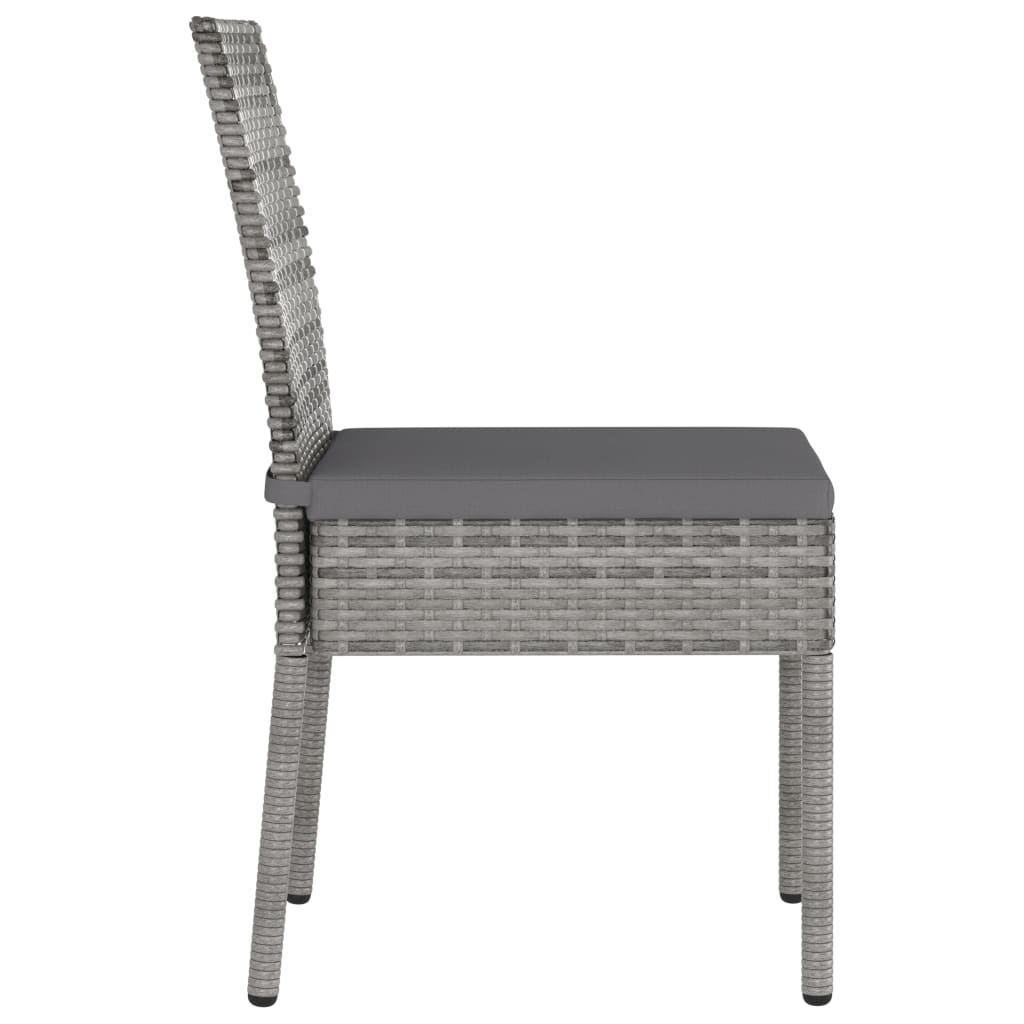 3-delige Tuinset poly rattan grijs is nu te koop bij PeponiXL, paradijselijk wonen!