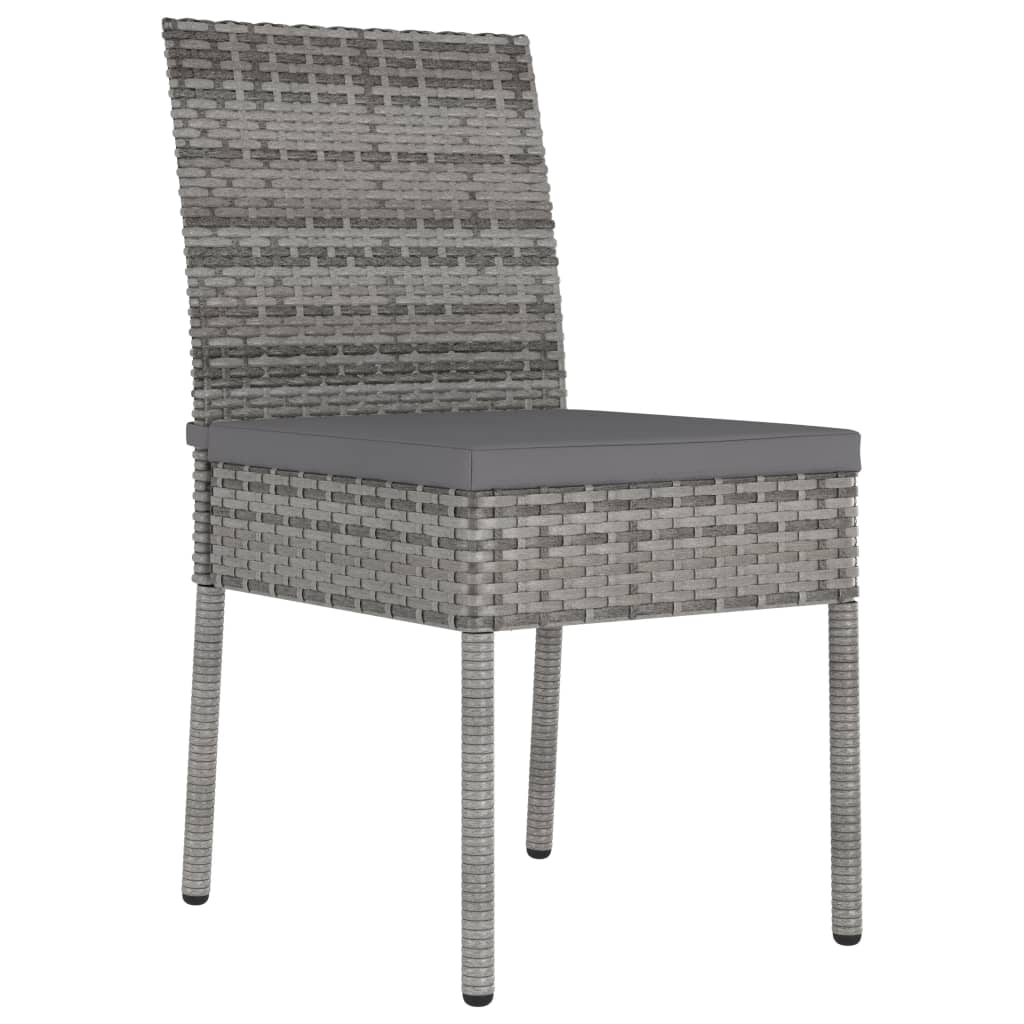 5-delige Tuinset poly rattan grijs is nu te koop bij PeponiXL, paradijselijk wonen!