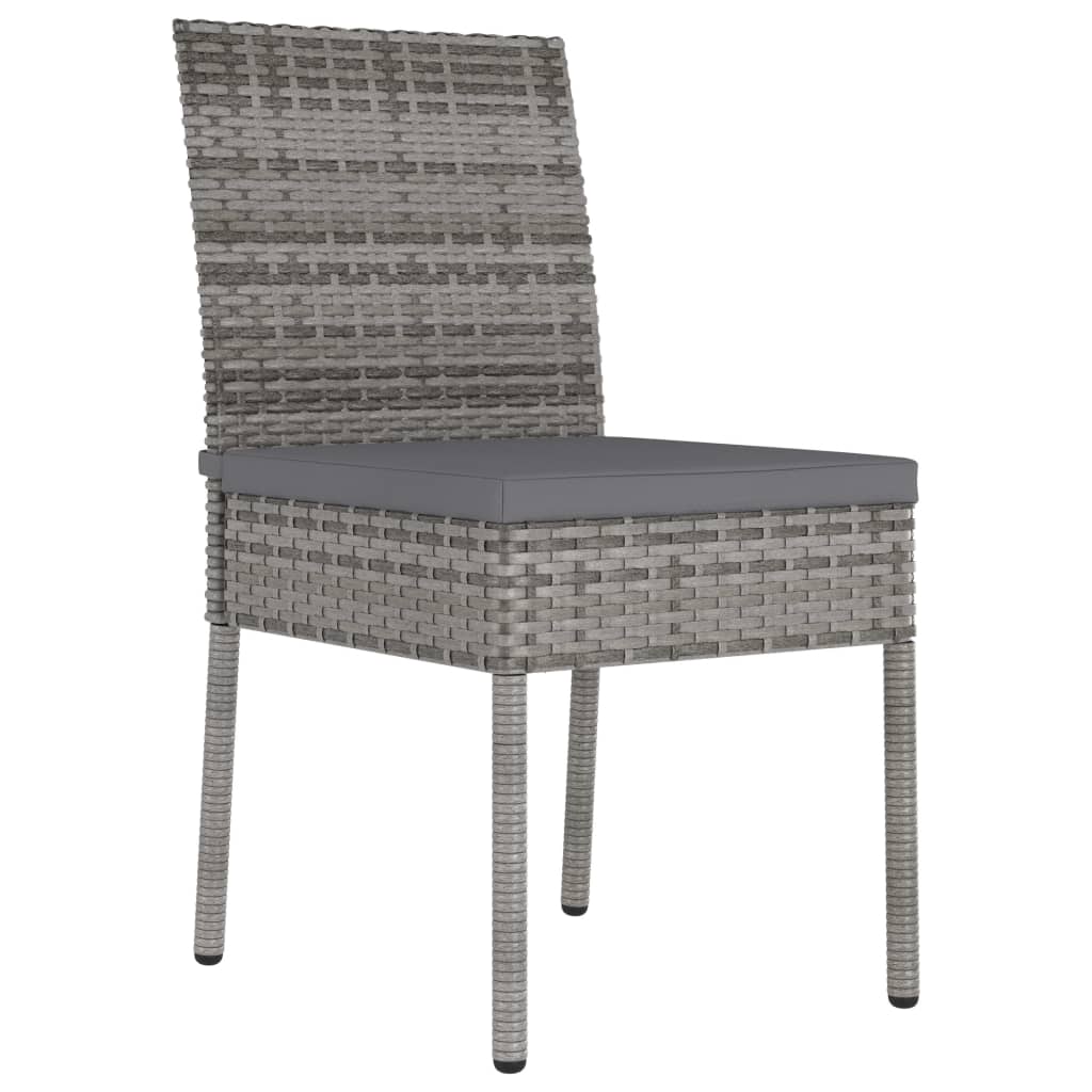 5-delige Tuinset poly rattan grijs is nu te koop bij PeponiXL, paradijselijk wonen!