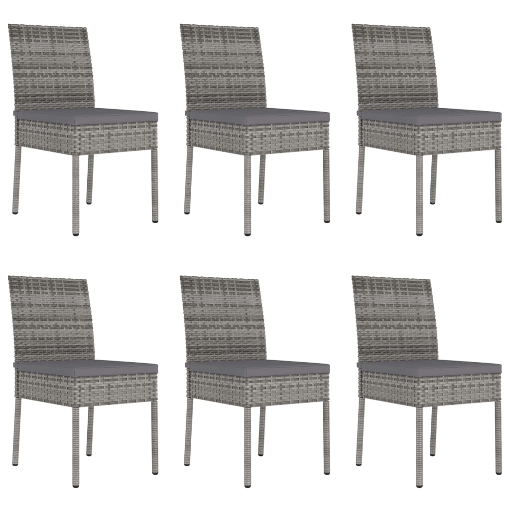 7-delige Tuinset poly rattan grijs is nu te koop bij PeponiXL, paradijselijk wonen!