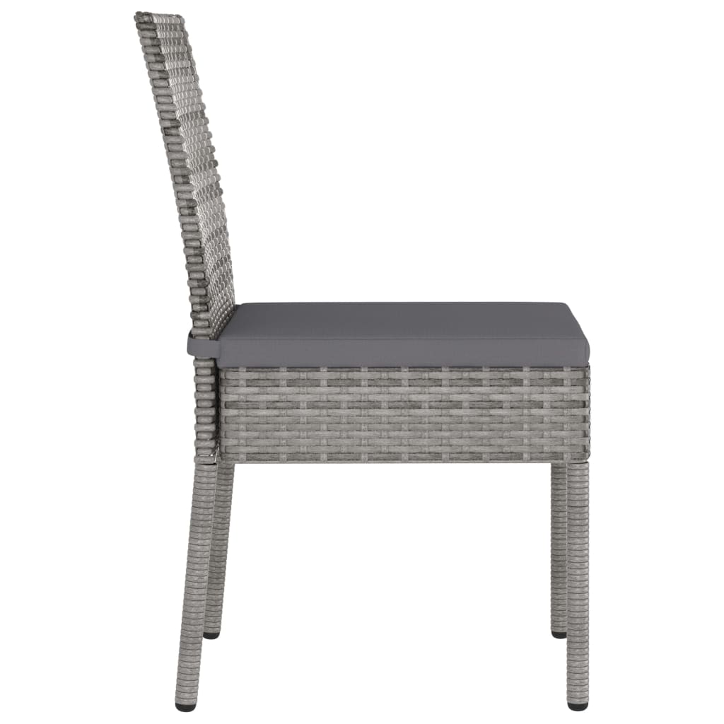 7-delige Tuinset poly rattan grijs is nu te koop bij PeponiXL, paradijselijk wonen!