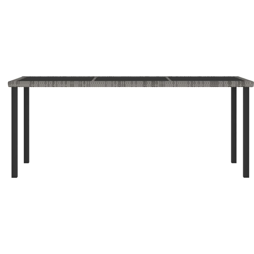 7-delige Tuinset poly rattan grijs is nu te koop bij PeponiXL, paradijselijk wonen!
