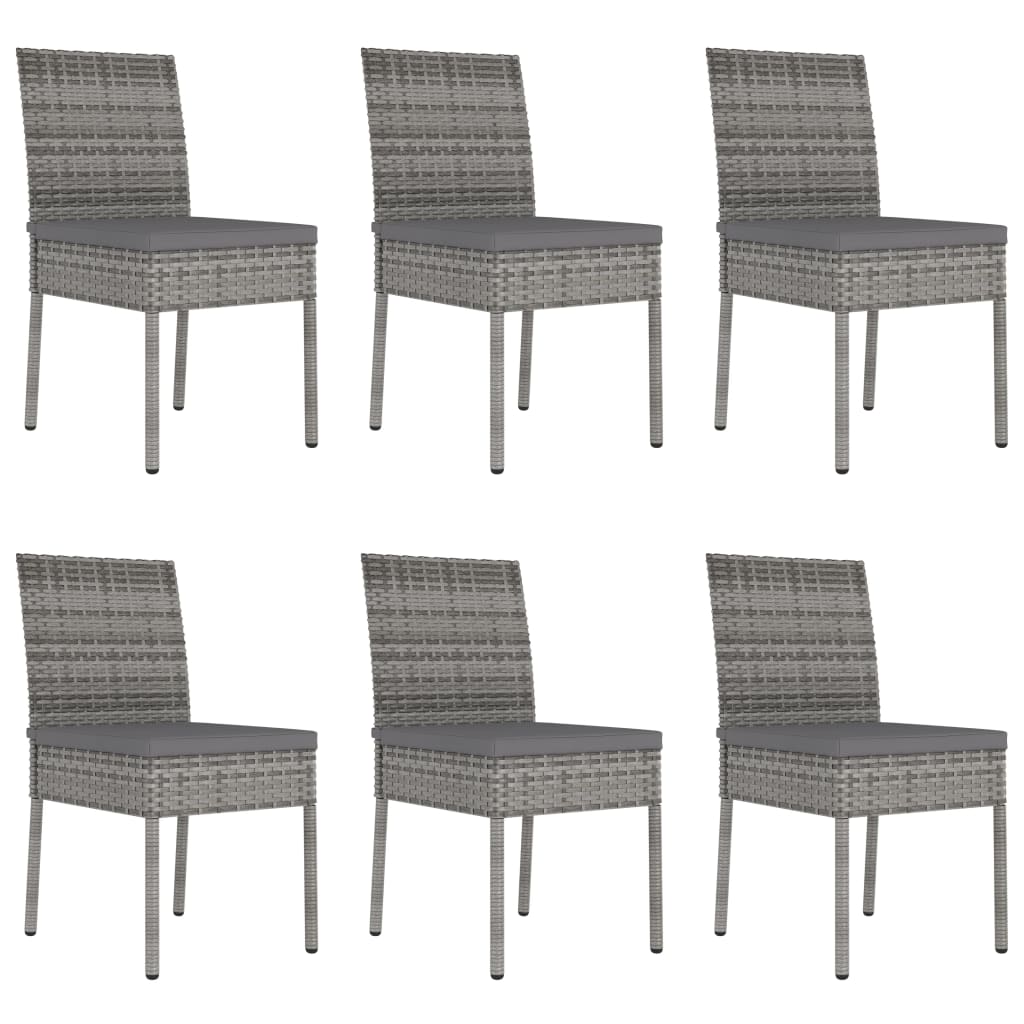 7-delige Tuinset poly rattan grijs is nu te koop bij PeponiXL, paradijselijk wonen!
