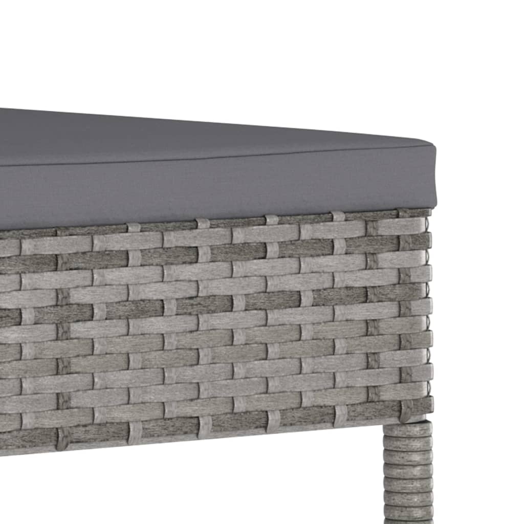 7-delige Tuinset poly rattan grijs is nu te koop bij PeponiXL, paradijselijk wonen!