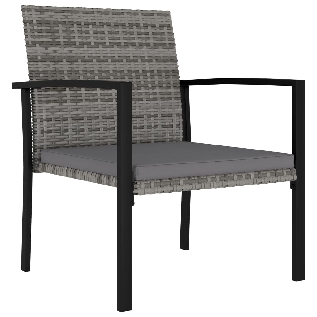 5-delige Tuinset poly rattan grijs is nu te koop bij PeponiXL, paradijselijk wonen!